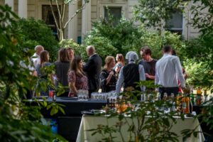 london conference venue with garden